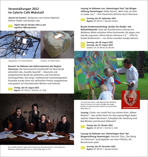 Veranstaltungsflyer GCW 2012