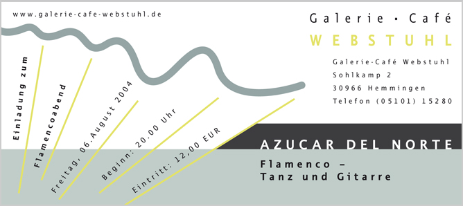 Einladung GCW Flamencoabend 2004