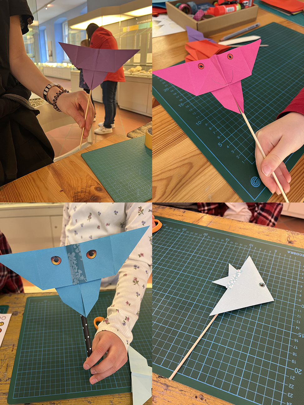 Origami Workshop im Naturkundemuseum Ostbayern zum Internationalen Museumstag 2025